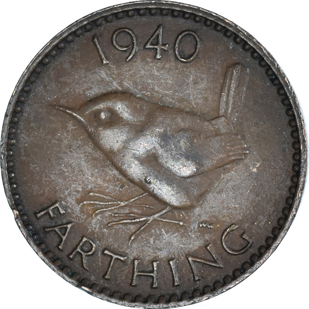 Münze, Großbritannien, Farthing, 1940