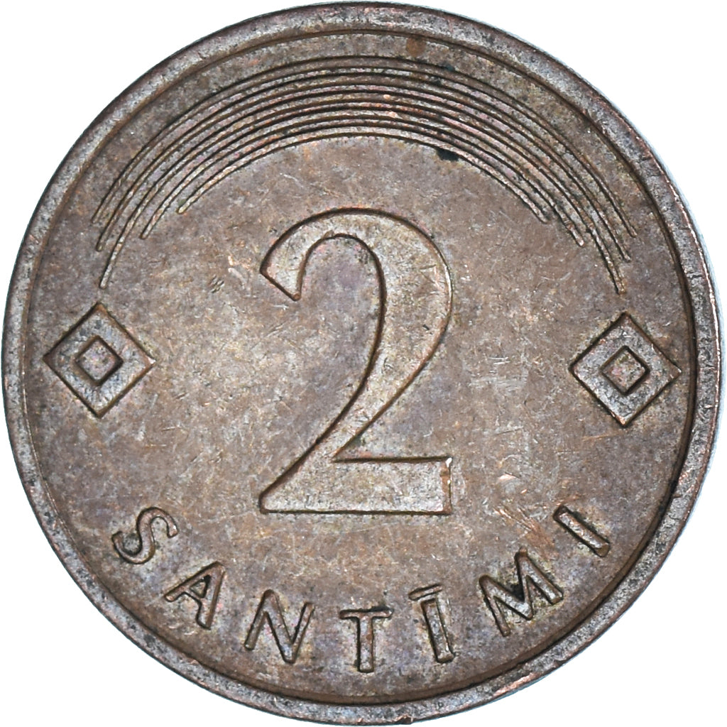 Coin, Latvia, 2 Santimi, 2009