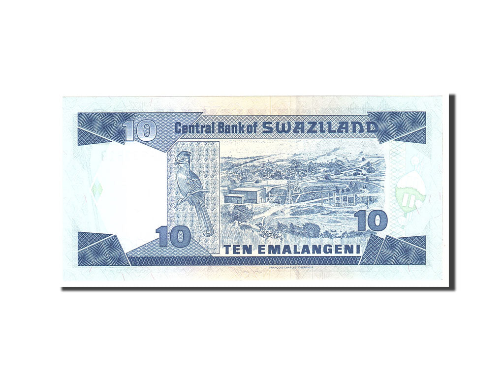 Banknote, Swaziland, 10 Emalangeni, Undated, Undated, KM:24a, UNC(65-70)