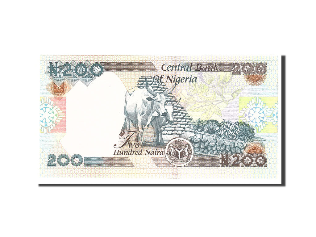 Banknote, Nigeria, 200 Naira, 2000, Undated, KM:29a, UNC(65-70)