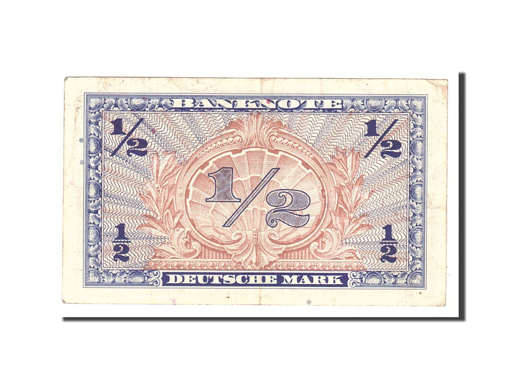 Billet, République fédérale allemande, 1/2 Deutsche Mark, 1948, Undated