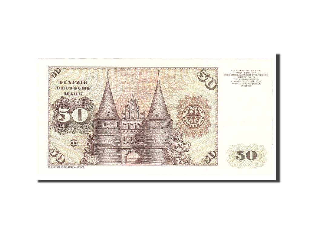 Biljet, Federale Duitse Republiek, 50 Deutsche Mark, 1980, 1980-01-02, KM:33d