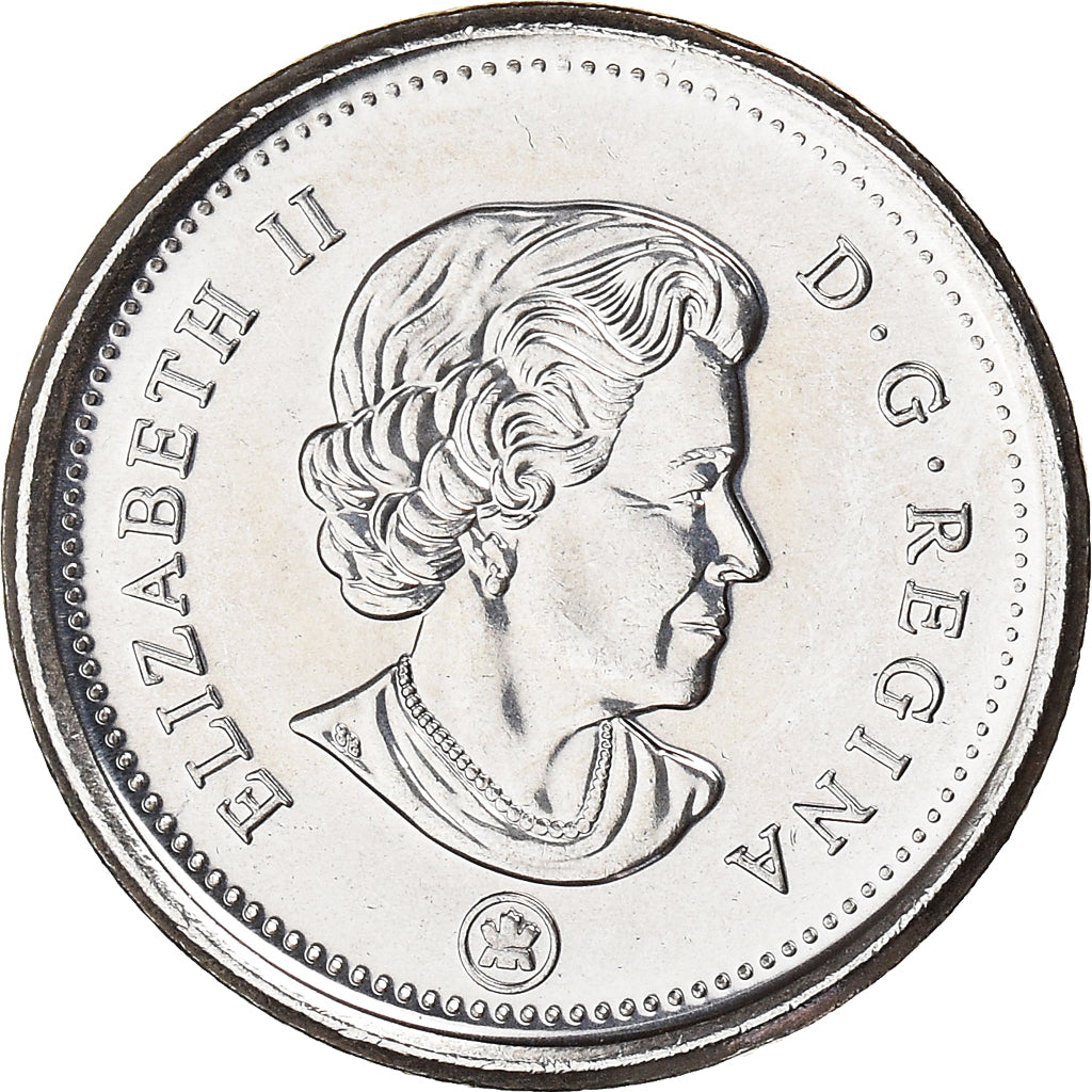 Münze, Kanada, 10 Cents, 2021, Royal Canadian Mint, UNZ, Acier plaqué nickel