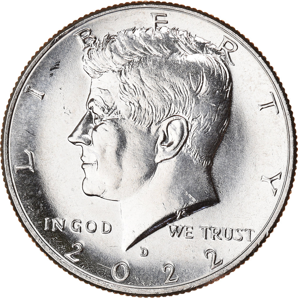 Coin, United States, Half Dollar, 2022, Denver, MS(63), Copper-Nickel Clad