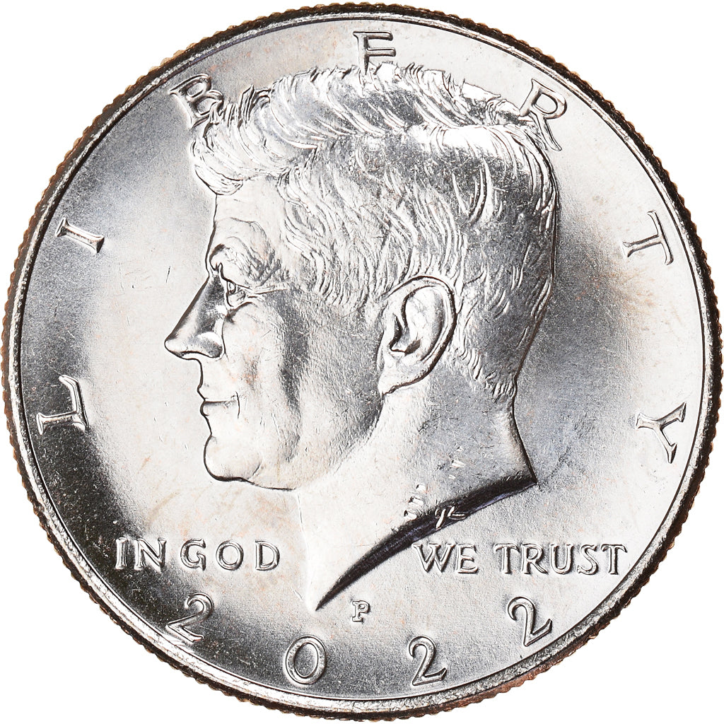 Monnaie, États-Unis, Half Dollar, 2022, Philadelphie, SPL, Cupronickel plaqué