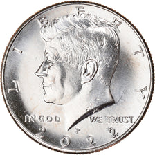 Monnaie, États-Unis, Half Dollar, 2022, Philadelphie, SPL, Cupronickel plaqué
