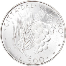 Coin, VATICAN CITY, Paul VI, 500 Lire, 1974, Roma, MS(63), Silver, KM:123