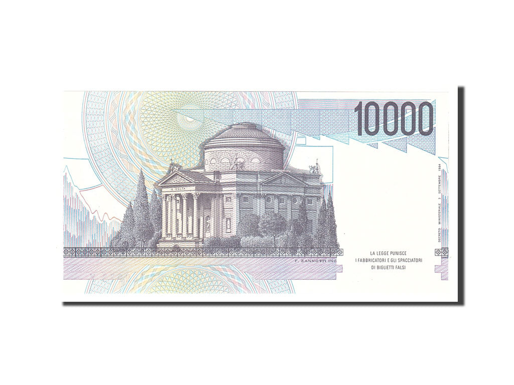 Banknote, Italy, 10,000 Lire, 1984, 1984-09-03, KM:112b, UNC(65-70)