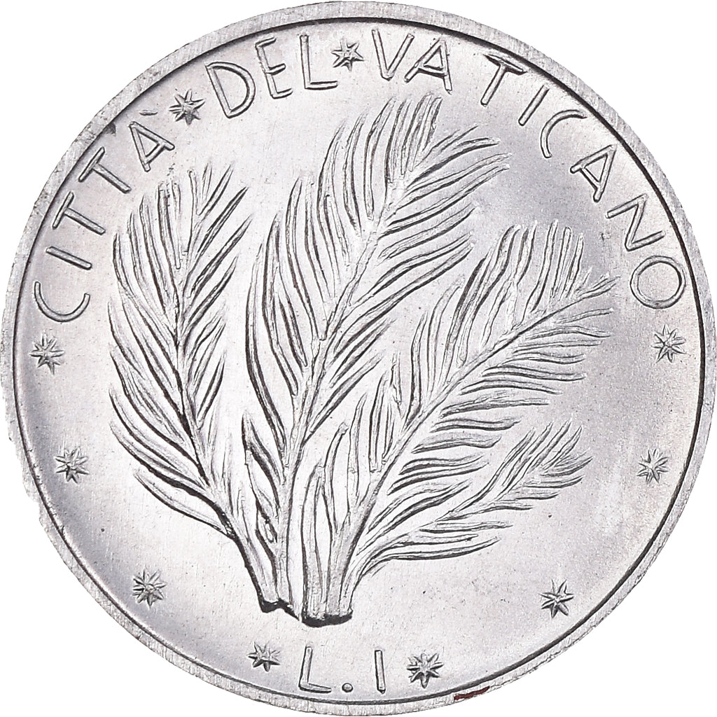 Münze, Vatikanstadt, Paul VI, Lira, 1970, UNZ, Aluminium, KM:116