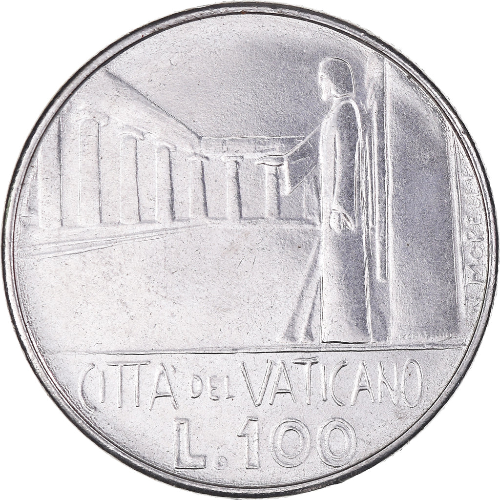 Coin, VATICAN CITY, Paul VI, 100 Lire, 1978, MS(63), Stainless Steel, KM:137