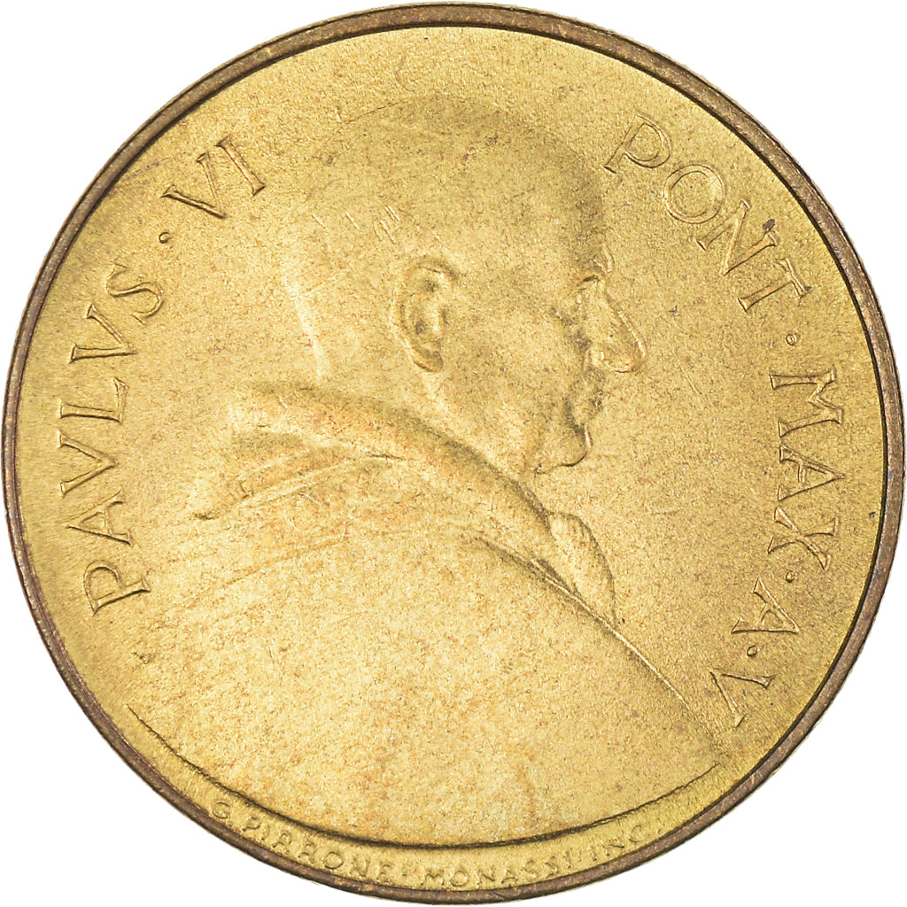 Moneta, CITTÀ DEL VATICANO, Paul VI, 20 Lire, 1967, SPL, Alluminio-bronzo