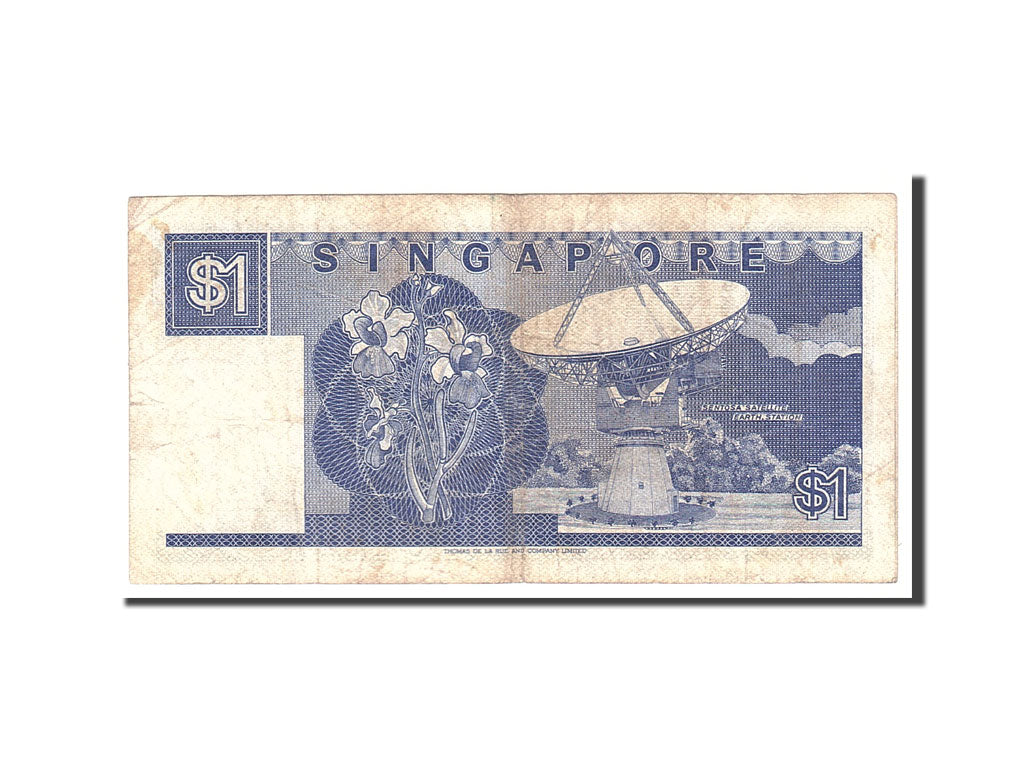 Banknote, Singapore, 1 Dollar, 1987, Undated, KM:18a, VF(30-35)