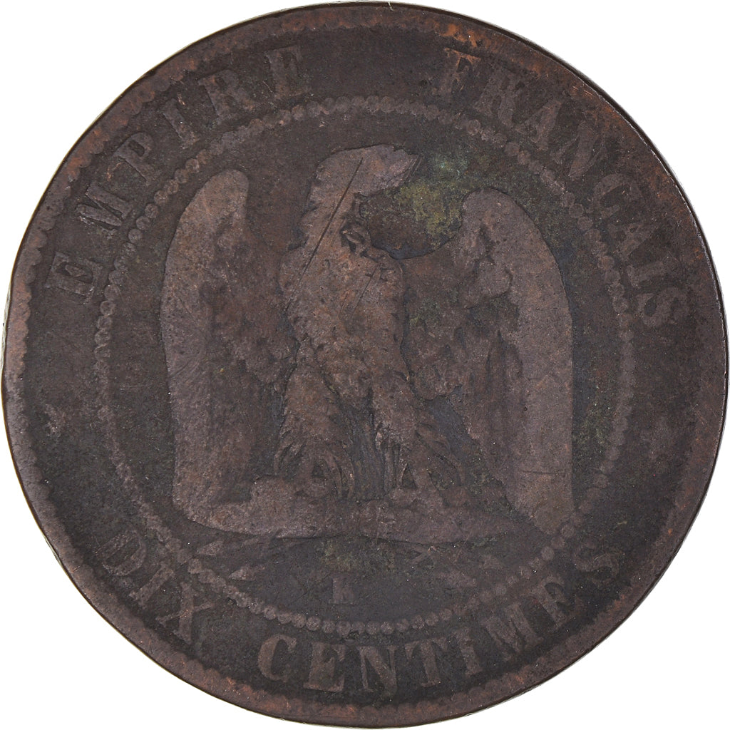 Coin, France, Napoleon III, Napoléon III, 10 Centimes, 1861, Bordeaux
