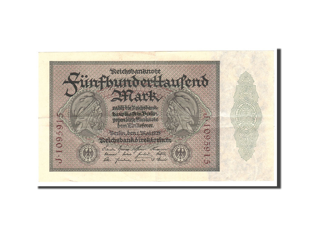 Banknote, Germany, 500,000 Mark, 1923, 1923-05-01, KM:88b, AU(55-58)