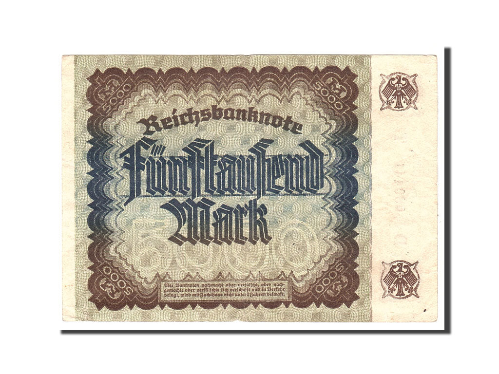 Billet, Allemagne, 5000 Mark, 1922, 1922-12-02, KM:81d, TTB+