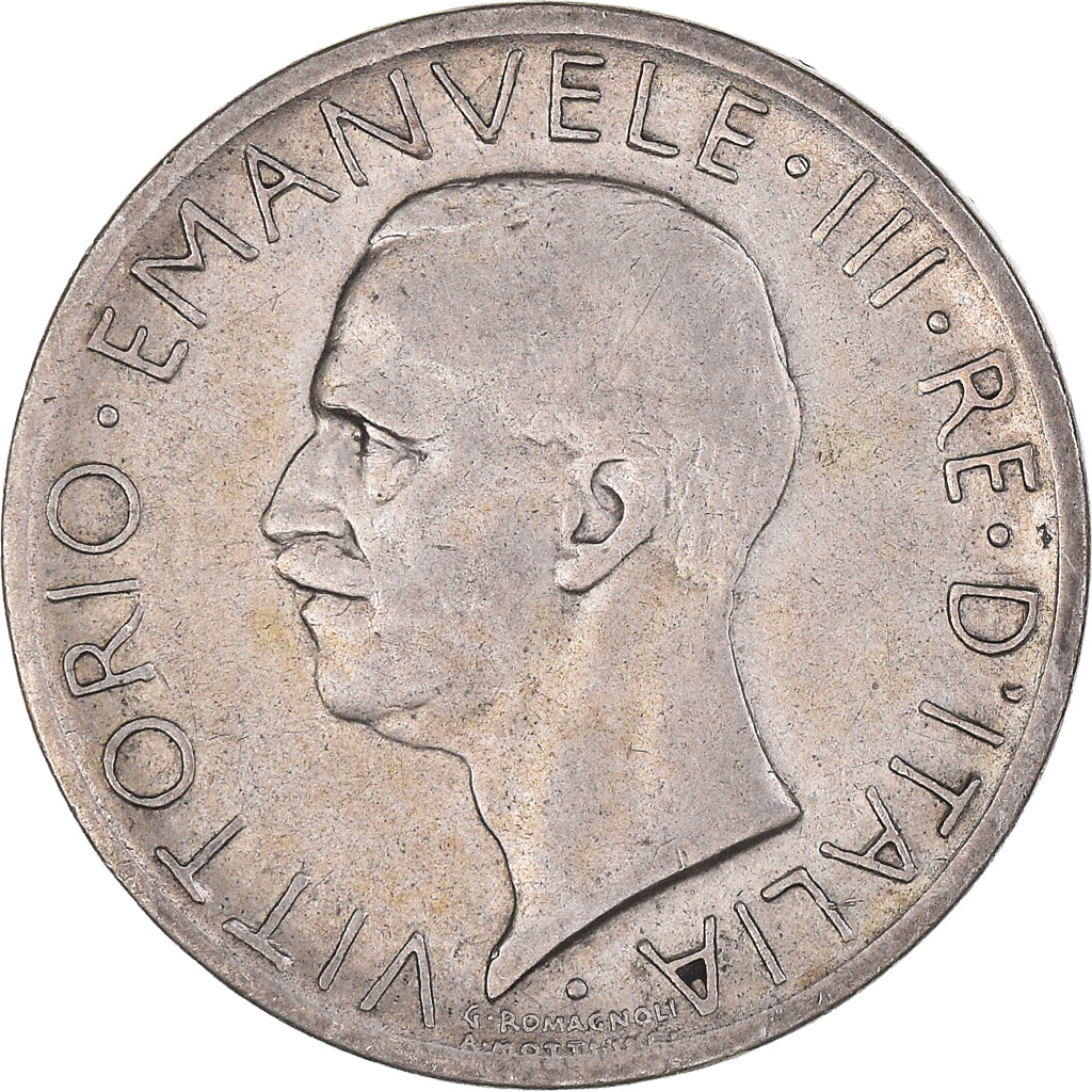 Moneta, Italia, Vittorio Emanuele III, 5 Lire, 1930, Rome, BB, Argento, KM:67.1