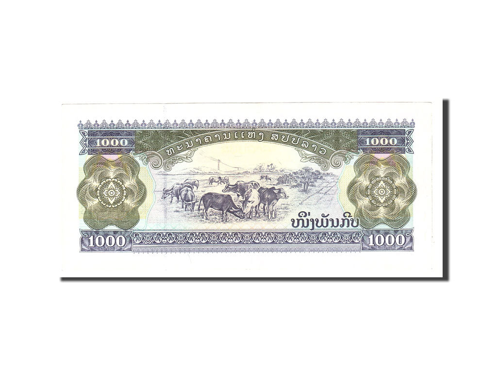 Banknot, Lao, 1000 Kip, 2003, Undated, KM:32Ab, UNC(63)