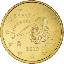 Spain, 50 Euro Cent, 2010, Madrid, MS(65-70), Brass, KM:1149
