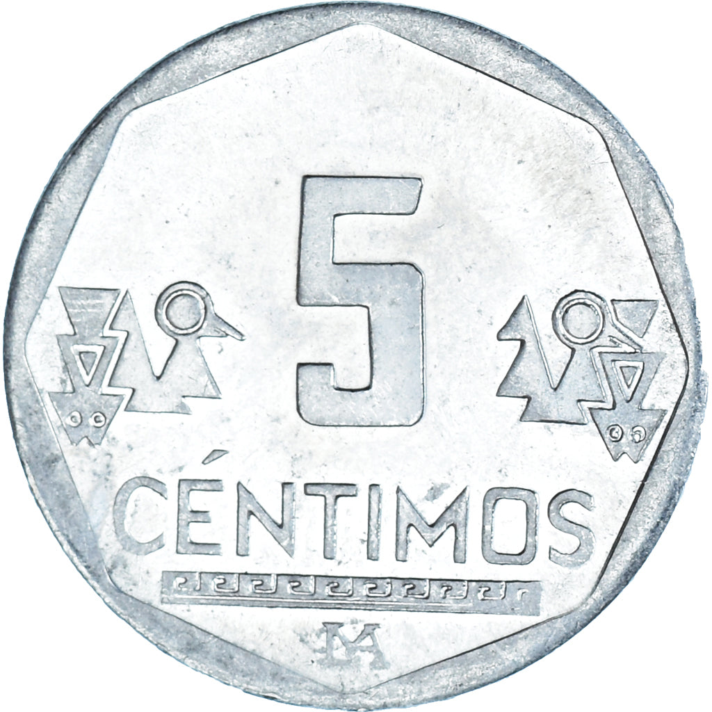 Moneda, Perú, 5 Centimos, 2011, SC, Aluminio, KM:304.4a