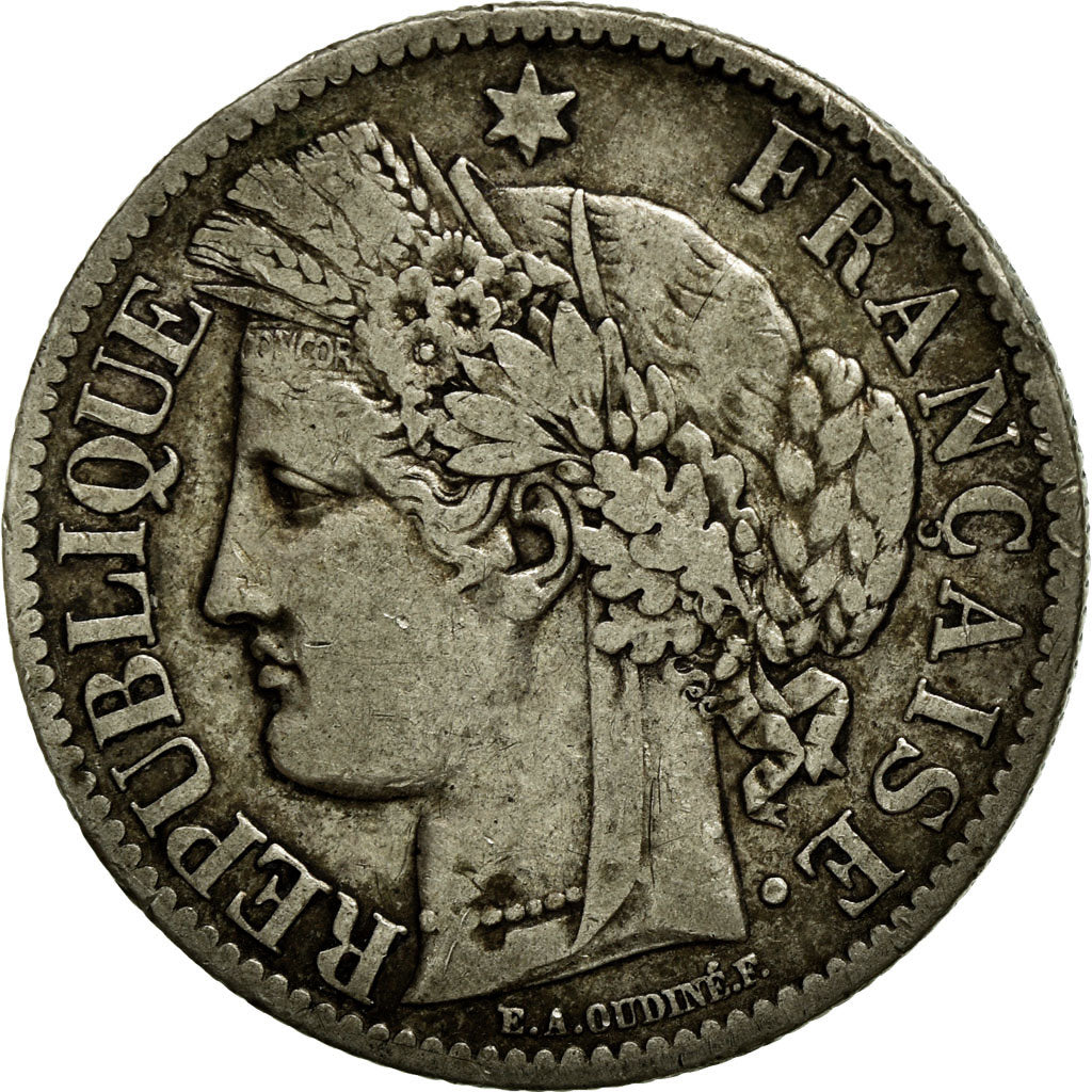 Coin, France, Cérès, 2 Francs, 1895, Paris, EF(40-45), Silver, Gadoury:530a