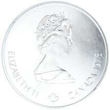 Moneta, Canada, Elizabeth II, 1976 Olympics - Olympic Flame, 5 Dollars, 1976