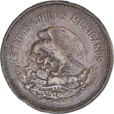 Coin, Mexico, 20 Centavos, 1955, Mexico City, EF(40-45), Bronze, KM:439