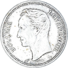 Coin, Venezuela, Bolivar, 1960, AU(50-53), Silver, KM:37a