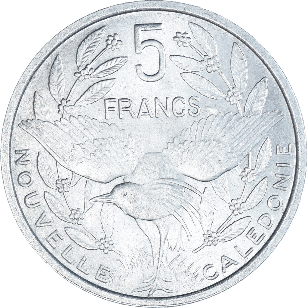 Münze, Neukaledonien, 5 Francs, 1952, Paris, UNZ, Aluminium, KM:4