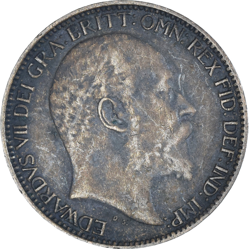 Coin, Great Britain, Edward VII, Farthing, 1909, EF(40-45), Bronze, KM:792