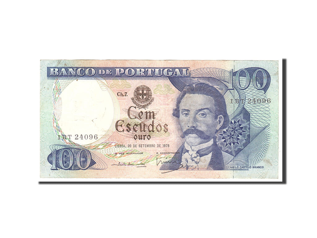 Banknote, Portugal, 100 Escudos, 1978, 1978-09-20, KM:169b, EF(40-45)