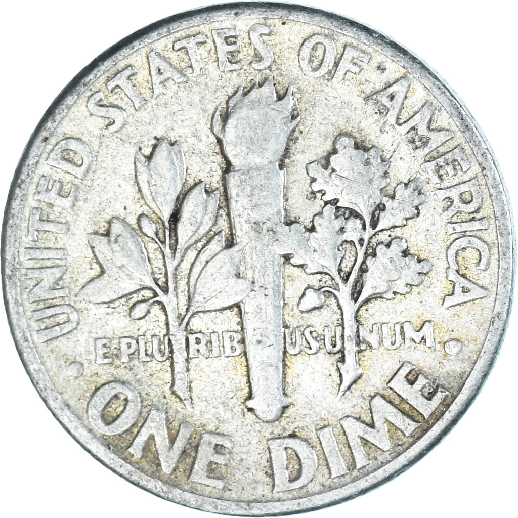 Coin, United States, Roosevelt Dime, Dime, 1957, U.S. Mint, Philadelphia