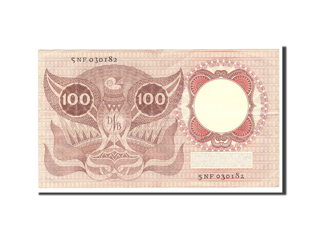 Banknote, Netherlands, 100 Gulden, 1953, 1953-02-02, KM:88, EF(40-45)