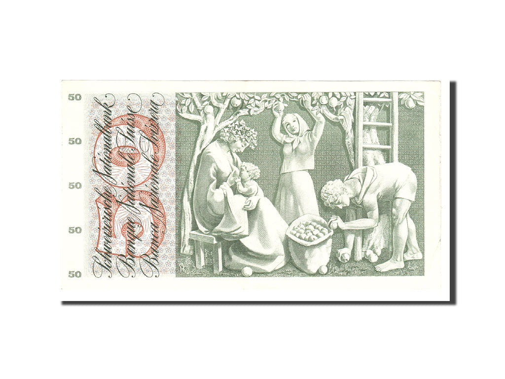 Biljet, Zwitserland, 50 Franken, 1965, 1965-01-21, KM:48e, TTB+
