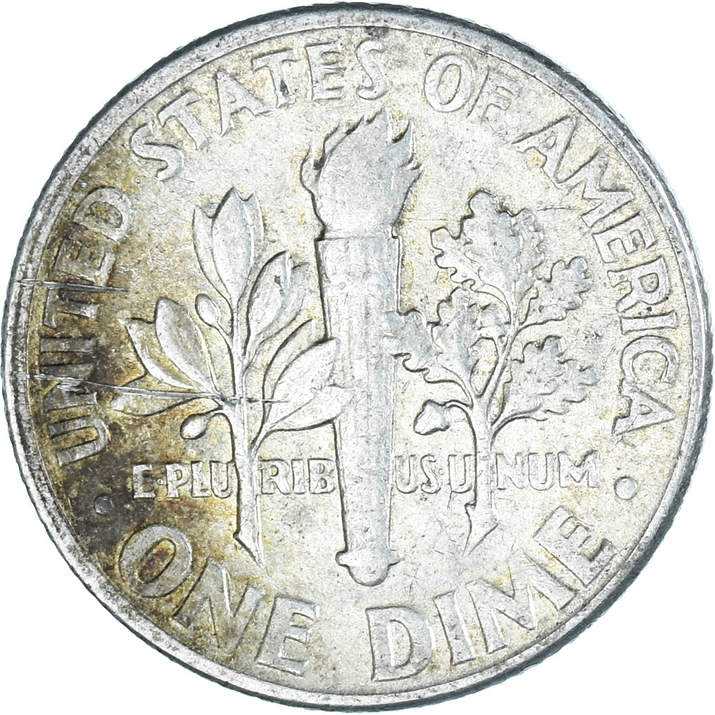 Coin, United States, Roosevelt Dime, Dime, 1948, U.S. Mint, Philadelphia