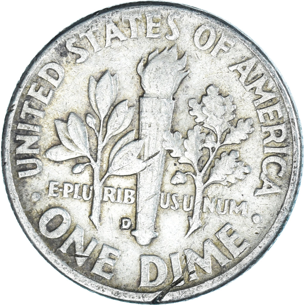 Coin, United States, Roosevelt Dime, Dime, 1960, U.S. Mint, Denver, EF(40-45)