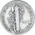 Monnaie, États-Unis, Mercury Dime, Dime, 1945, U.S. Mint, Philadelphie, TB+