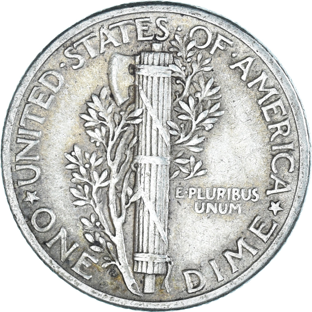 Monnaie, États-Unis, Mercury Dime, Dime, 1940, U.S. Mint, Philadelphie, TTB