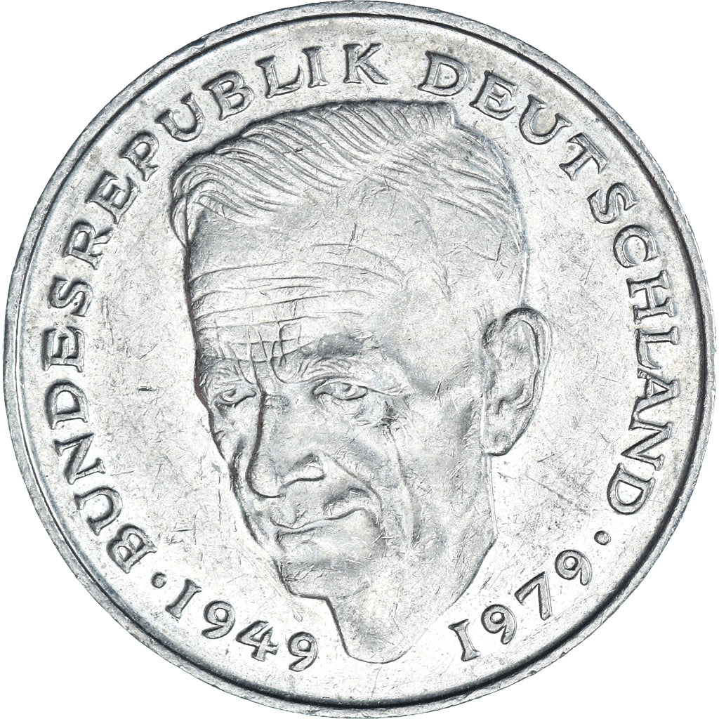 Munten, Federale Duitse Republiek, 2 Mark, 1992, Berlin, ZF, Copper-Nickel Clad
