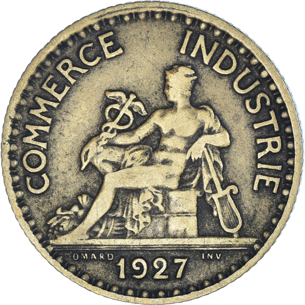 Coin, France, Chambre de commerce, Franc, 1927, Paris, VF(30-35)