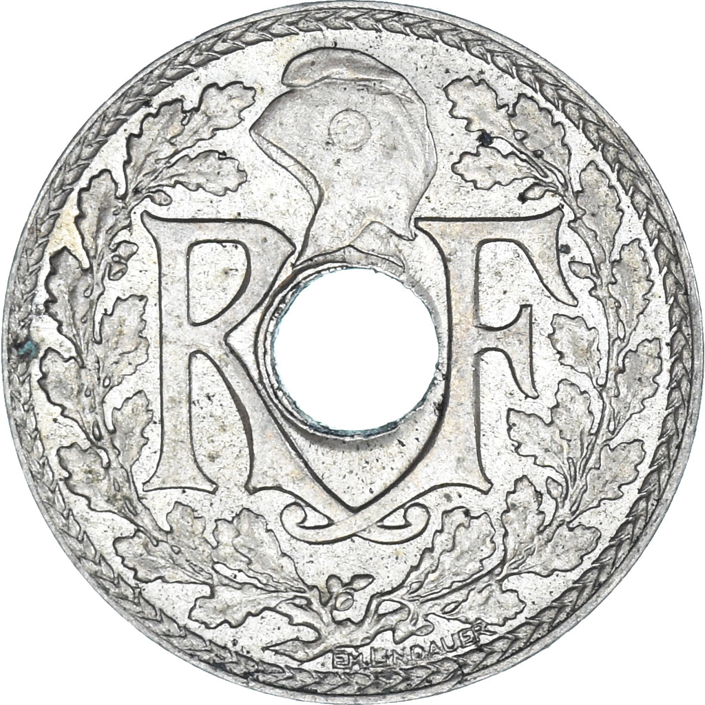 Moneta, Francia, Lindauer, 5 Centimes, 1934, Paris, BB, Rame-nichel, KM:875
