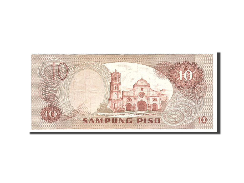 Banknote, Philippines, 10 Piso, 1974, Undated, KM:161a, EF(40-45)