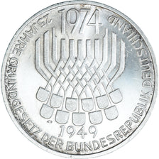 Coin, GERMANY - FEDERAL REPUBLIC, 5 Mark, 1974, Stuttgart, Germany, EF(40-45)