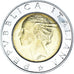 Monnaie, Italie, 500 Lire, 1999, Rome, SUP, Bimétallique, KM:203
