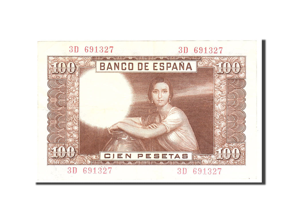 Billete, 100 Pesetas, 1953, España, KM:145a, 1953-04-07, MBC
