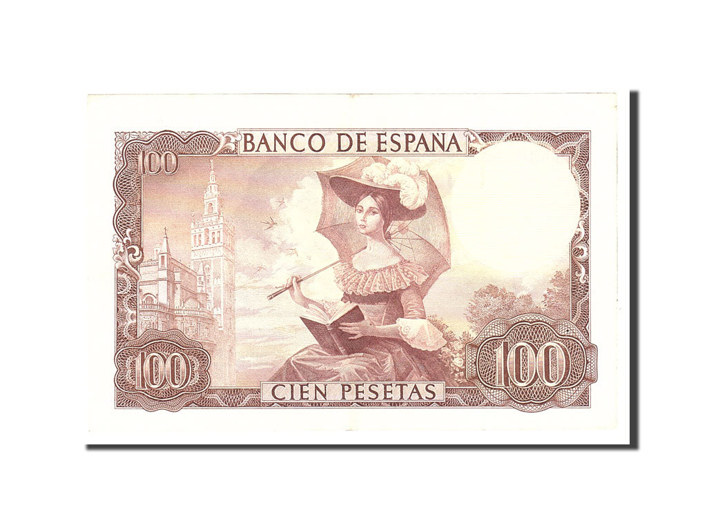 Billete, 100 Pesetas, 1965, España, KM:150, 1969-11-19, EBC