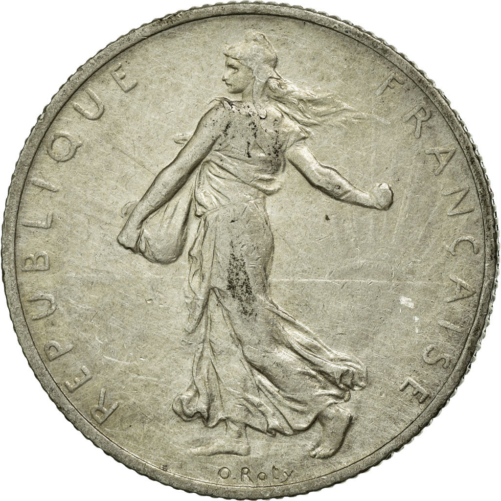 Monnaie, France, Semeuse, 2 Francs, 1910, TTB+, Argent, Gadoury:532
