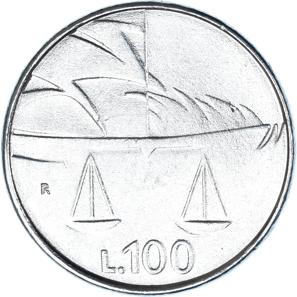 Moneda, San Marino, 100 Lire, 1990, Rome, EBC+, Acero, KM:254