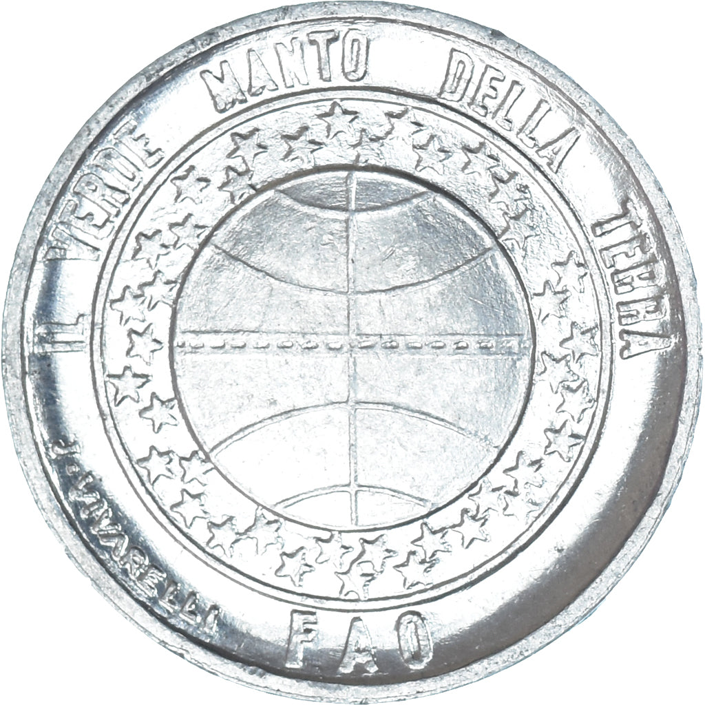 Moneta, San Marino, Lira, 1977, F.A.O., FDC, Alluminio, KM:63