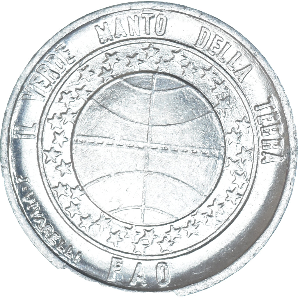 Munten, San Marino, Lira, 1977, F.A.O., PR+, Aluminium, KM:63