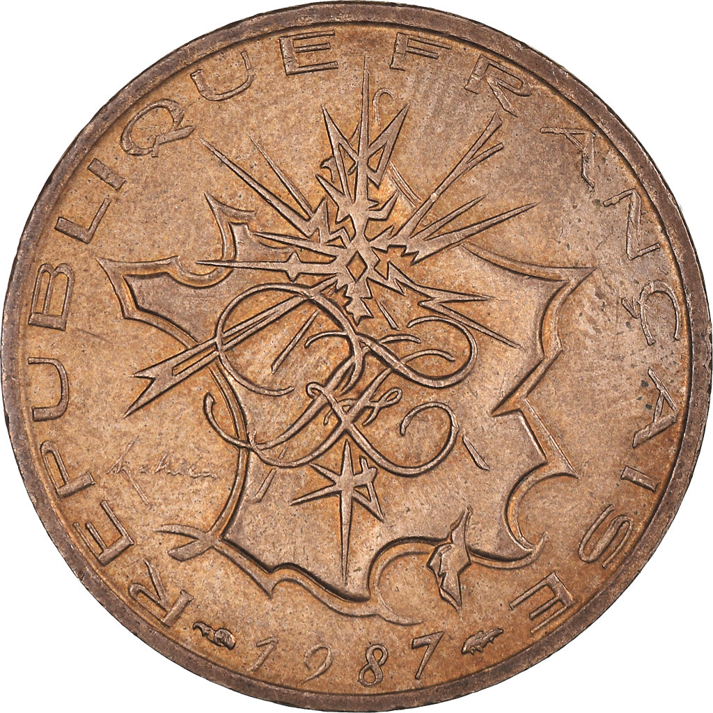 Münze, Frankreich, Mathieu, 10 Francs, 1987, Paris, Tranche B, SS